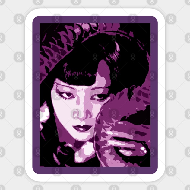 DAUGHTER OF THE DRAGON PURPLE Sticker by JerryGranamanPhotos71